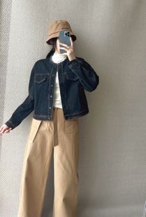 1939 大气通勤OL 风格 直筒裤