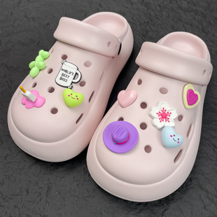 洞洞鞋配饰diy鞋扣适配特骆驰鞋花装饰配件卡通卡扣可爱男女儿童