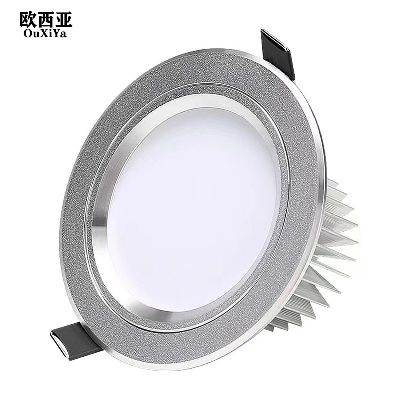 led筒灯防雾天花灯嵌入式3寸7w4寸12w6寸18w客厅吊顶开孔11cm洞灯