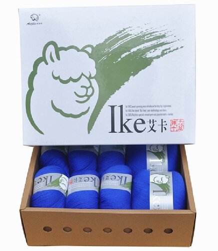正品安吉列艾卡羊毛线羔羊绒羊绒貂绒配线特价毛线无锡发货 - 封面