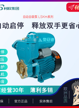 【奥冠迪】利欧APSm750A家用商用全自动自吸泵智能耐高温加压水泵
