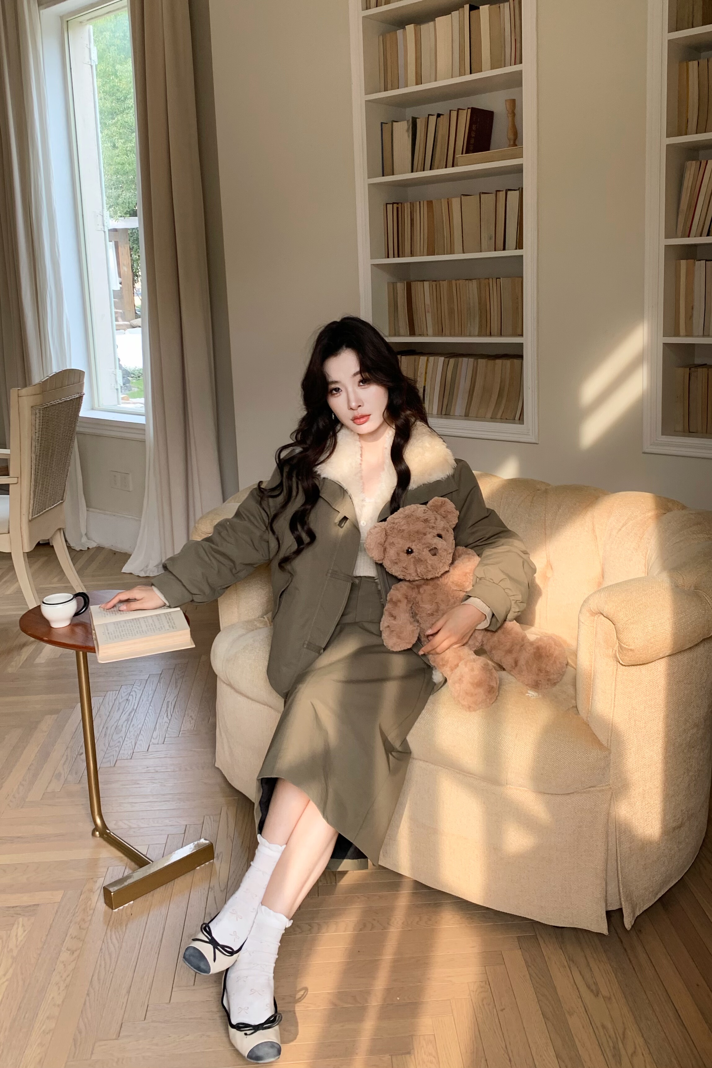 可可可欣【布莱格里羽绒套装】冬季女装时尚休闲原创小众老钱风