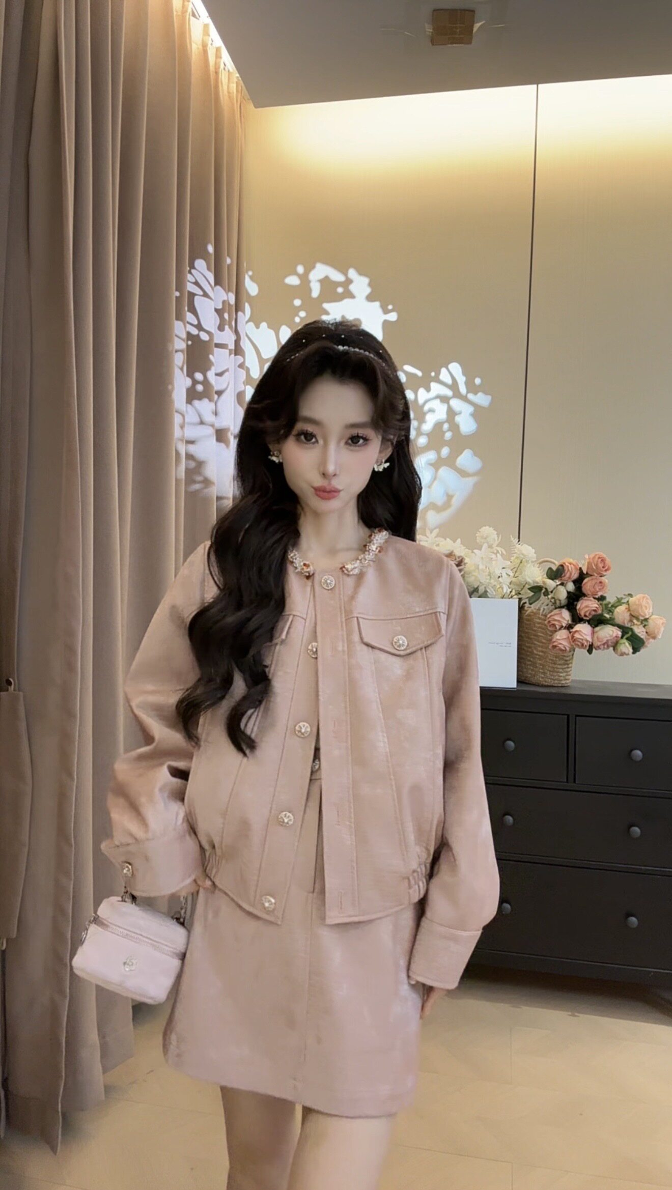 可可可欣【鎏金粉黛套装】品质女装洋气时尚休闲原创小众老钱风