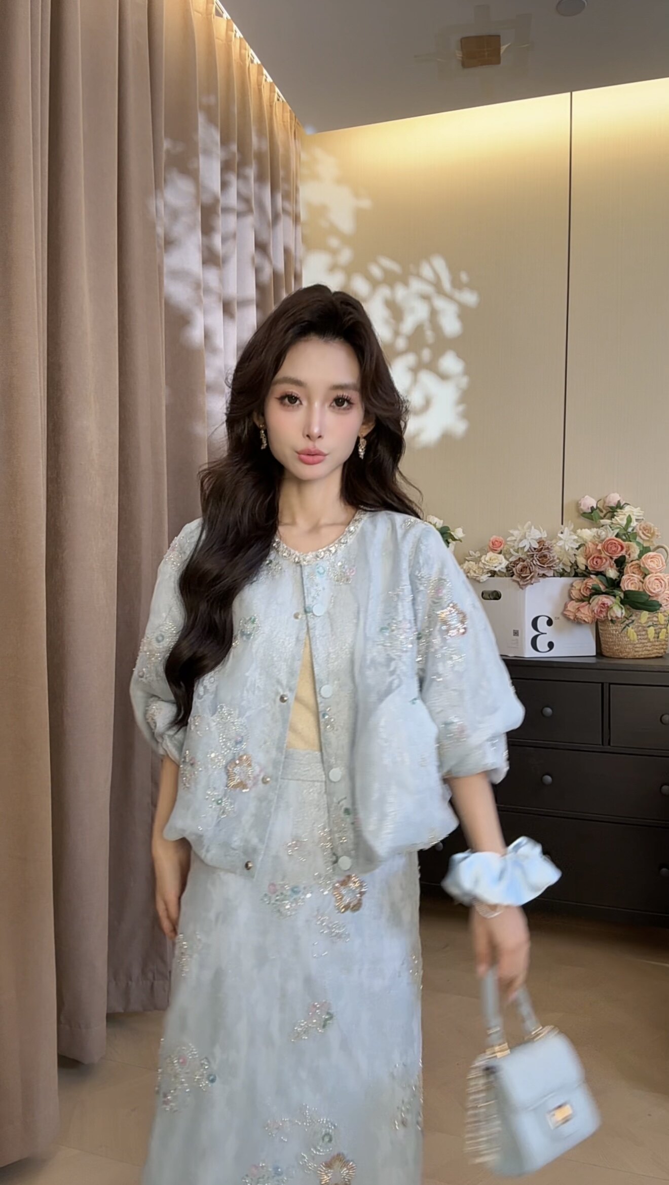 可可可欣【清辉碎玉套装】品质女装洋气时尚休闲原创小众老钱风