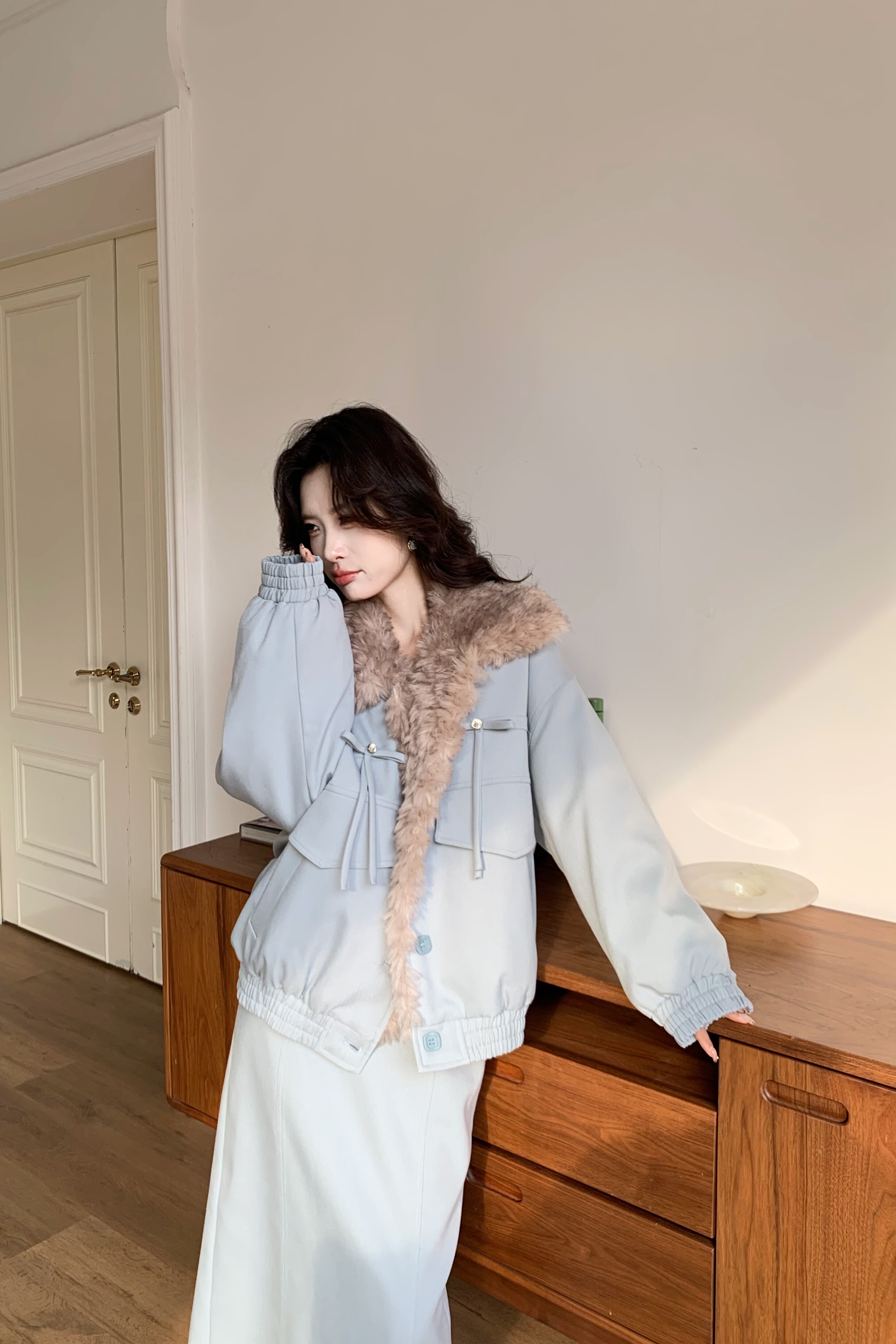 可可可欣【私立校花羽绒套装】女装洋气时尚休闲原创小众老钱风