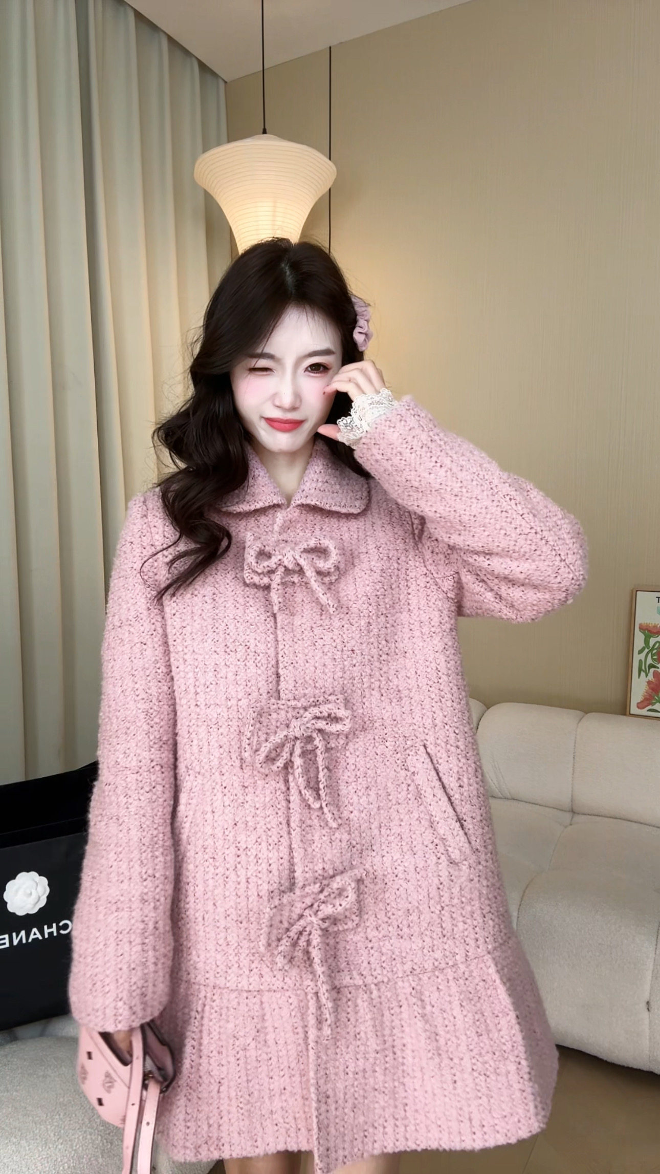 【草莓泡芙套装】原创设计师女装法式复古日常可穿套装