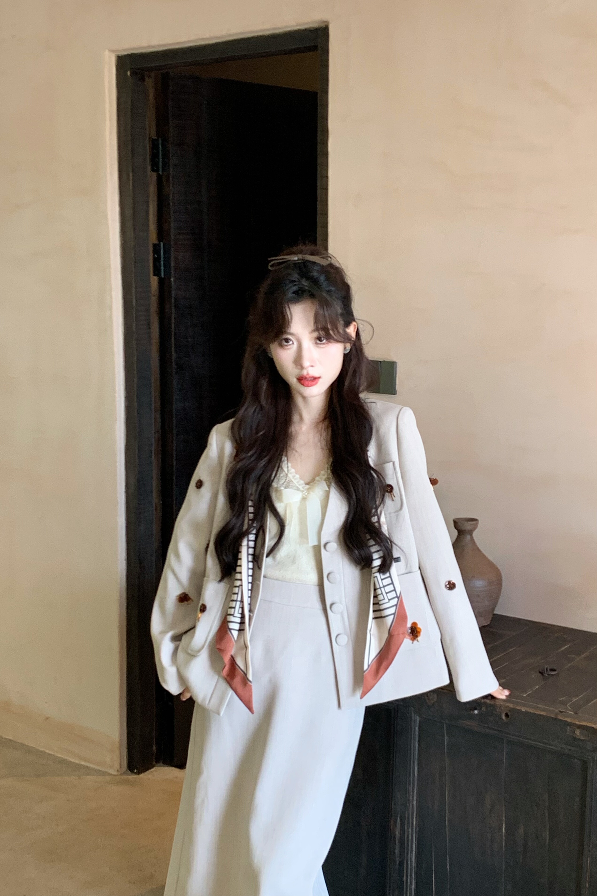 可可可欣【云朵慕斯套装】品质女装洋气时尚休闲原创小众老钱风