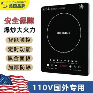 110V伏电磁炉火锅炒菜家用多功能出口美国日本加拿大厨房小家电器