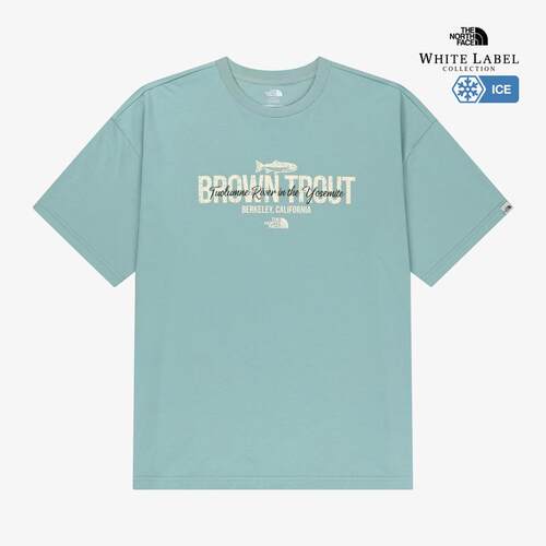 海外代购THE NORTH FACE/北面男女运动T恤速干透气宽松圆领