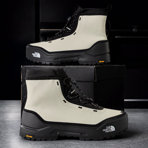 代购THE NORTH FACE Base Camp 100北面拼色雪地靴防水羽绒户外靴