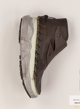 代购RANRA X Salomon SKOR萨洛蒙联名可拆卸皮革护腿男女越野跑鞋