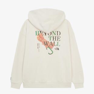 代购THE NORTH FACE北面男士卫衣保暖舒适连帽棉质户外日常外套