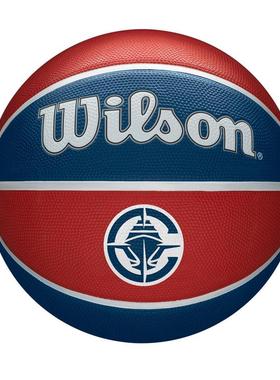 代购Wilson威尔胜篮球性能外层户外适用耐磨表面团队标识红色