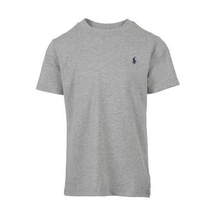 直筒T恤童装 polo 圆领短袖 ralph lauren儿童灰色刺绣Polo衫
