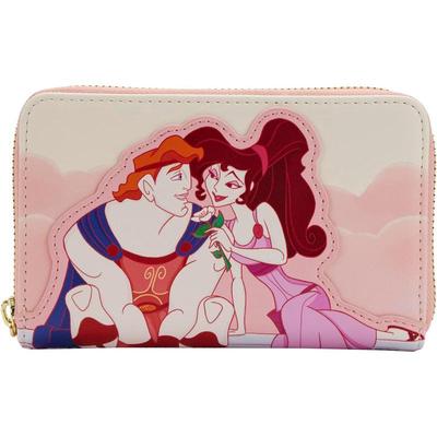 代购Loungefly女士迪士尼钱包拉链闭合卡片收纳身份证位双侧钞位