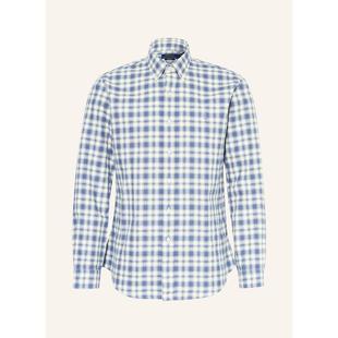 ralph 经典 polo lauren男式 立领窄背褶后省道单排扣胸标 版 型衬衫