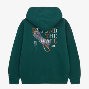 代购THE NORTH FACE北面男士卫衣保暖舒适连帽棉质户外日常外套