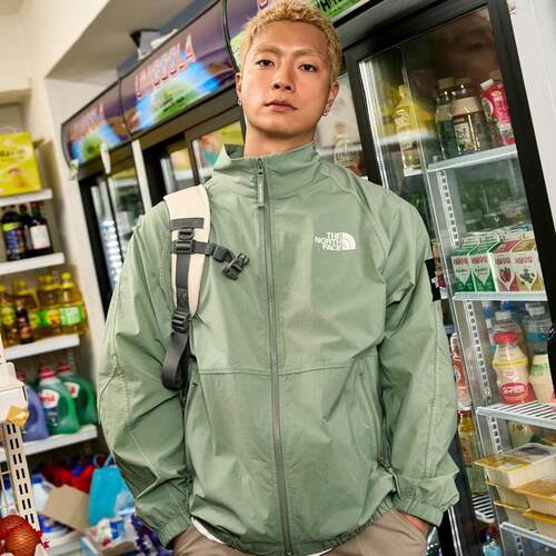 海外代购THE NORTH FACE/北面男士运动茄克防风透气立领拉链户外