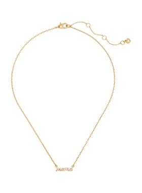 代购kate spade NEW YORK女士项链闪耀精致优雅简约金色