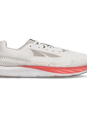 代购Altra女士跑鞋透气缓震贴合耐磨网面轻质白色红色中底