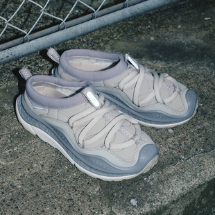 代购Hoka OneOna Ora Primo铁矿灰一脚蹬夹棉半拖男女保暖棉鞋