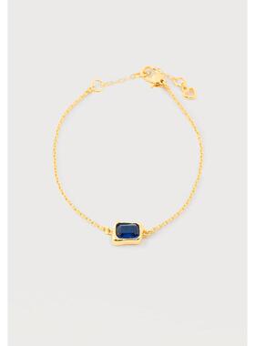 代购kate spade NEW YORK女士手链简约优雅精致时尚深蓝色矩形