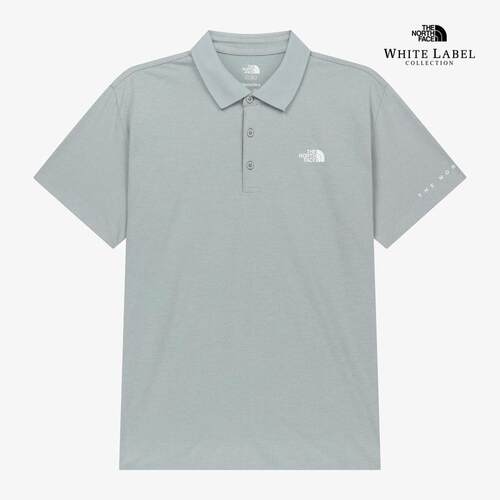 日本代购THE NORTH FACE/北面男女运动T恤透气吸汗翻领短袖