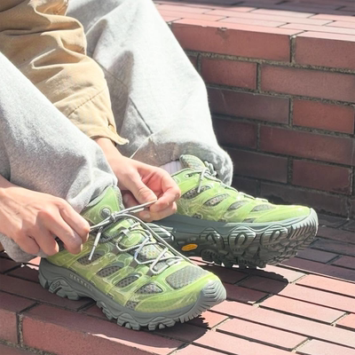 代购Merrell MOAB 3 JELLY迈乐蜜瓜半透明拼接男士户外登山徒步鞋