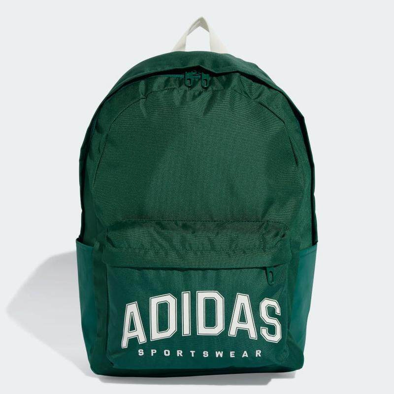 海外代购Adidas/阿迪达斯男士双肩背包多隔层收纳侧边网袋印花