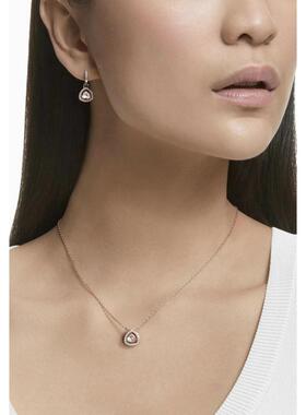 海外代购Swarovski/施华洛世奇女士项链玫瑰金镀金日常佩戴通勤