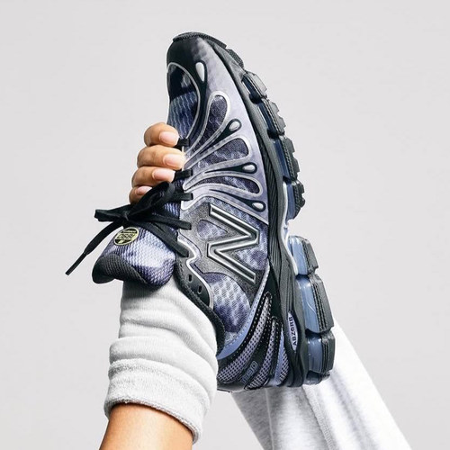 代购New Balance 1890 x Joe Freshgoods联名款黑紫扎染配色跑鞋