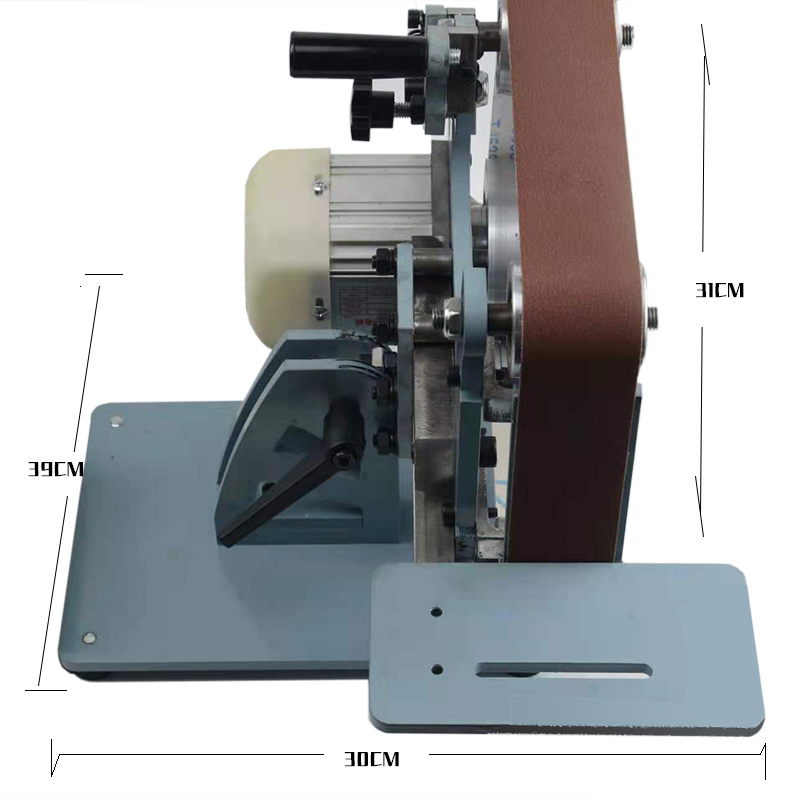 砂带机家用小型750W变频电机立卧两用915砂带50型金属磨削修边打