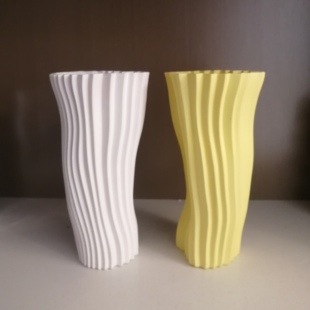 现代简约客厅桌面高档酒店民宿办公室不规则形状陶瓷花瓶摆件高30