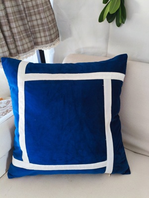 1孤品现代简约高精密提花抱枕套客厅沙发办公室冰感面料（不含芯