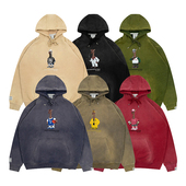 GRAF原创品牌长颈鹿致敬科比 疤面煞星洗水落色帽衫 Doom Wutang