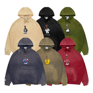 疤面煞星洗水落色帽衫 Wutang Doom GRAF原创品牌长颈鹿致敬科比