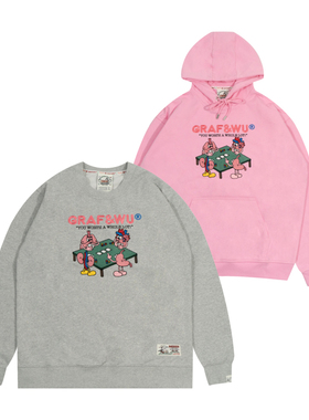 GRAF原创品牌【24Vol.2】高价内脏大聚会3.0扑克好运重磅美式帽衫