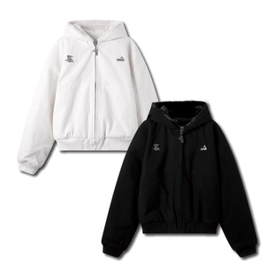 GRAF原创品牌【座山雕】五金天使鹿抗冻零下人造貂毛工装夹克外套