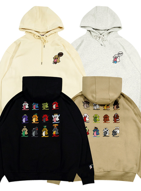 GRAF原创品牌BooGhost12只可爱鬼2.0街头宽松加绒卫衣帽衫