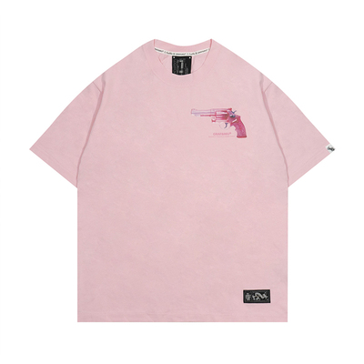 玻璃街头印花美式短袖GRAF原创