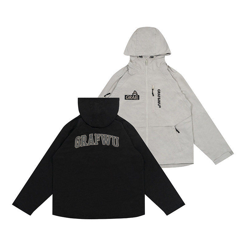 GRAF&WU简约干练冲锋外套秋冬