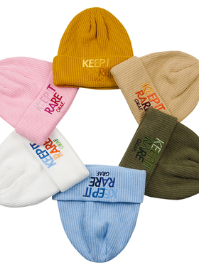 GRAF原创品牌KEEP IT RARE保持稀有系列六色刺绣秋冬针织线帽