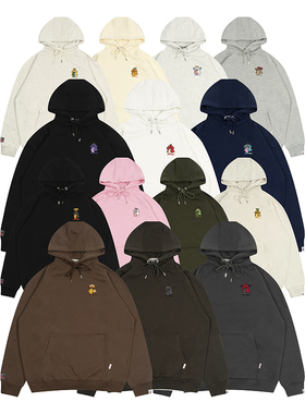 GRAF原创品牌【可爱鬼初代】简约刺绣天使恶魔多款基础美式薄帽衫