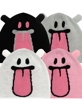 GRAF原创品牌【暴击可爱】BOO!Ghost可爱鬼2.0幽灵针织帽无边冷帽