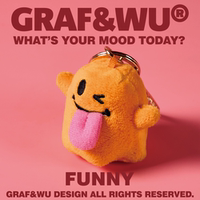 GRAF Original Brand [Mini Version] What's your mood today? Mood Cute Ghost plush toy keychain thumbnail 7