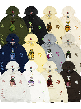 GRAF原创品牌【Shroom】魔幻蘑菇刺绣BooGhost可爱鬼2.0薄绒帽衫