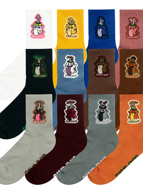 GRAF原创品牌【Shroom】魔幻蘑菇BooGhost可爱鬼2.0滑板运动棉袜