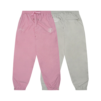 千鸟格绣标长裤GRAF原创运动