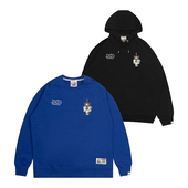 GRAF原创品牌 卫衣 绒帽衫 24Vol.2 四个长颈鹿重叠立体字母美式