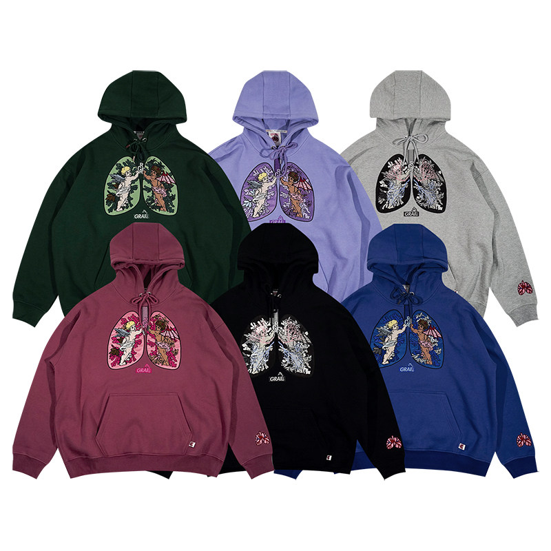 原创品牌GRAF&WU帽衫加绒